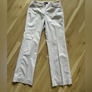 NWOT WHBM Legacy flared pin striped pants. Great condition!